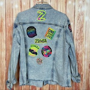 Custom Zumba Levi’s Denim Jean Jacket (XXL)